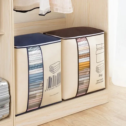Heavy-Duty Barcode Printed Storage Bag – Random Color