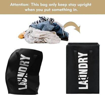 Foldable Laundry Basket Bag (Pack of 3)